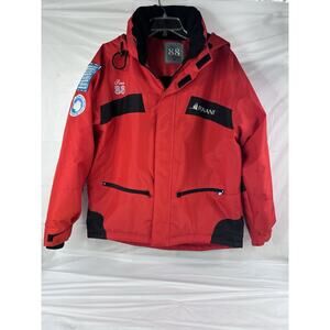 PONANT 88 Antarctica Polar Expedition Hooded Parka Jacket Coat Mens size Medium